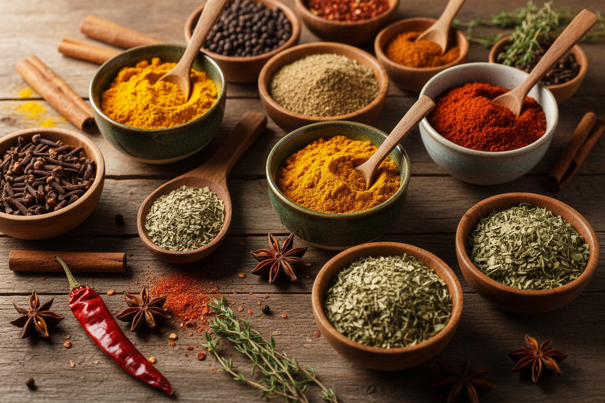 CONDIMENTOS Y ESPECIAS